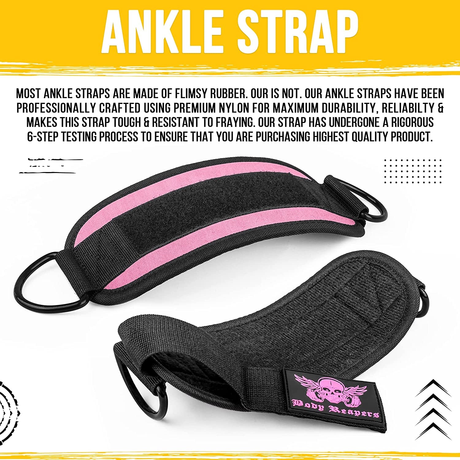 Elevate Your Workout with Our Adjustable Gym Ankle Cuff Cable Attachment – Durable, Comfortable, and Perfect for Glute and Leg Exercises!