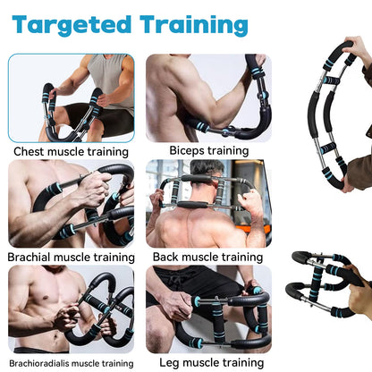Transform Your Upper Body with Our Adjustable Arm & Chest Trainer – 66-110Lb Resistance for Ultimate Muscle Building